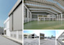 create 3d model for warehouse and others steel structure, building with sketchup